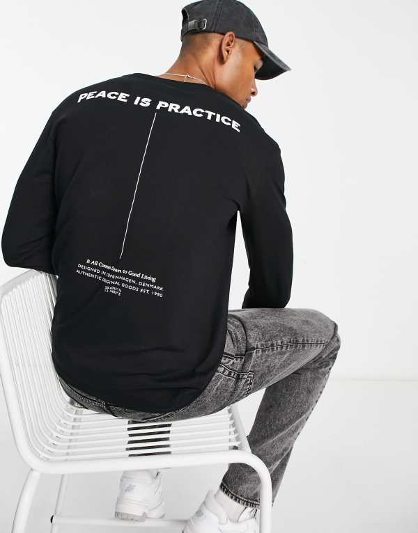 ̵ å  硼  T ȥåץ Jack & Jones Originals oversized l...