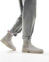 【送料無料】 カルバンクライン メンズ ブーツ・レインブーツ シューズ Calvin Klein Jeans Eva suede chelsea boots i...