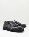 【送料無料】 ボロンガロトレバー メンズ スリッポン・ローファー シューズ Bolongaro Trevor fringing loafers Black