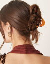 【送料無料】 エイソス レディース ヘアアクセサリー アクセサリー ASOS Design XL hair claw with heart detail in ...
