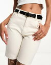 【送料無料】 ピーシーズ レディース ベルト アクセサリー Pieces belt with gold circle buckle in black Black(4)