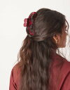 【送料無料】 エイソス レディース ヘアアクセサリー アクセサリー ASOS DESIGN hair claw with heart detail in bur...