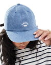 【送料無料】 リーバイス レディース 帽子 アクセサリー Levi's Lazy Girl cap with small logo in blue denim ...