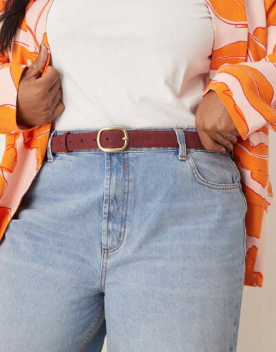 【送料無料】 エイソス レディース ベルト アクセサリー ASOS DESIGN CURVE faux suede waist and hip jeans belt in burgundy Burgundy 【送料無料】 エイソス レディース ベルト アクセサリー ASOS DESIGN CURVE faux suede waist and hip jeans belt in burgundy Burgundy