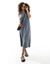 【送料無料】 エイソス レディース ワンピース トップス ASOS DESIGN sleeveless twist shoulder column midi d...