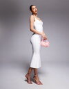【送料無料】 ベスパー レディース ワンピース トップス Vesper bengaline sleeveless square neck fishtail mi...