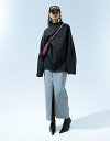 【送料無料】 エイソス レディース パーカー・スウェット アウター ASOS DESIGN scuba slit side wide long sleeve s...