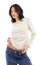 【送料無料】 アンドアザーストーリーズ レディース パーカー・スウェット アウター & Other Stories long sleeve top in mul...