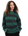 【送料無料】 デイジーストリート レディース パーカー・スウェット アウター Daisy Street relaxed sweatshirt in green ...