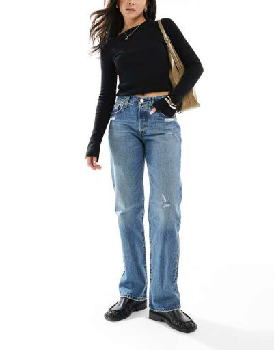 【送料無料】 リーバイス レディース デニムパンツ ボトムス Levi's 501 90s jeans in vintage mid wash blue BLUE 【送料無料】 リーバイス レディース デニムパンツ ボトムス Levi's 501 90s jeans in vintage mid wash blue BLUE