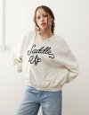 【送料無料】 ラングラー レディース パーカー・スウェット アウター Wrangler Saddle Up oversized sweatshirt in vi...