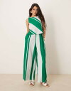 【送料無料】 エイソス レディース ジャンプスーツ トップス ASOS DESIGN double layer jumpsuit with open back ...