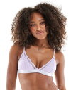 【送料無料】 コットンオン レディース ブラジャー アンダーウェア Cotton On everyday lace triangle padded bralet...