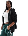 【送料無料】 エイソス レディース パーカー・スウェット フーディー アウター ASOS DESIGN Curve oversized zip through ...