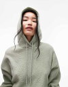 【送料無料】 トップショップ レディース パーカー・スウェット アウター Topshop oversized borg hoodie in sage SAGE
