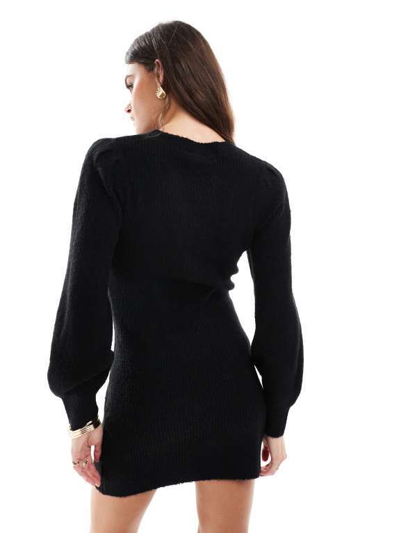 ̵ ߥեեå ǥ ԡ ȥåץ Miss Selfridge crew neck puff sleeve...