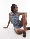 【送料無料】 リーバイス レディース ベスト トップス Levi's denim western sands embroidered vest in light...