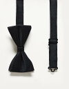 【送料無料】 マンゴ メンズ ネクタイ アクセサリー Mango bow tie in black Black