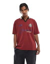 【送料無料】 エイソス メンズ ポロシャツ トップス ASOS DESIGN oversized polo shirt with tipped collar a...