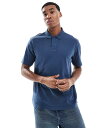 【送料無料】 ボス オレンジ メンズ ポロシャツ トップス BOSS Orange Pe_Dye central logo relaxed fit polo i...