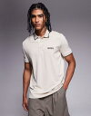 【送料無料】 ボス グリーン メンズ ポロシャツ トップス BOSS Green Paddy Pro logo icon stripe tipping jers...