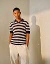 【送料無料】 トップマン メンズ ポロシャツ トップス Topman relaxed ladder stitch crochet polo shirt in m...