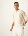 【送料無料】 エイソス メンズ ポロシャツ トップス ASOS DESIGN oversized boxy fit knit polo with contras...