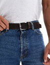 【送料無料】 エイソス メンズ ベルト アクセサリー ASOS DESIGN casual woven braided belt in brown BROWN