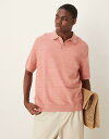 【送料無料】 セレクテッドオム メンズ ポロシャツ トップス Selected Homme knit textured polo in pink Rose da...