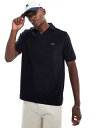 【送料無料】 フレッドペリー メンズ ポロシャツ トップス Fred Perry camp collar terrycloth polo in navy NAV...