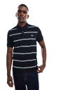 【送料無料】 フレッドペリー メンズ ポロシャツ トップス Fred Perry striped polo shirt in navy NAVY