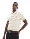 【送料無料】 フレッドペリー メンズ ポロシャツ トップス Fred Perry twin tipped polo shirt in oatmeal OATM/...