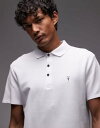 【送料無料】 オールセインツ メンズ ポロシャツ トップス AllSaints theo polo in optic white Optic white