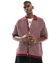 【送料無料】 ジャック アンド ジョーンズ メンズ ポロシャツ トップス Jack & Jones crochet button through polo in...