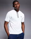 【送料無料】 リバーアイランド メンズ ポロシャツ トップス River Island slim fit tipped baseball polo shirt ...