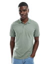 【送料無料】 ジャック アンド ジョーンズ メンズ ポロシャツ トップス Jack & Jones pique polo in green Agave gree...