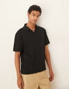 【送料無料】 エイソス メンズ ポロシャツ トップス ASOS DESIGN super heavyweight relaxed polo t-shirt in...