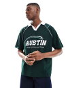 【送料無料】 エイソス メンズ ポロシャツ トップス ASOS DESIGN oversized polo with sports graphics and a...
