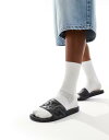 【送料無料】 ボス オレンジ メンズ サンダル シューズ BOSS Aryeh logo camo print pool slides in gray/blac...