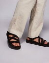 【送料無料】 エイソス メンズ サンダル シューズ ASOS DESIGN cross strap rope sandals in brown Brown