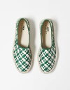 【送料無料】 エイソス メンズ サンダル シューズ ASOS DESIGN slip on espadrilles in green geo print Gre...