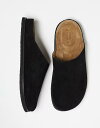 【送料無料】 エイソス メンズ サンダル シューズ ASOS DESIGN mule clog sandals in black suede Black
