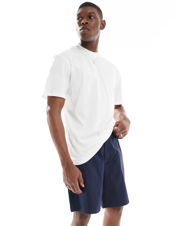 【送料無料】 ジャック アンド ジョーンズ メンズ ハーフパンツ・ショーツ ボトムス Jack & Jones 2 pack chino shorts in tan and navy Elmwood / Navy Blazer