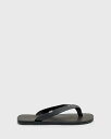 【送料無料】 オールセインツ メンズ サンダル シューズ AllSaints Sydney leather thong sandals in black Bla...