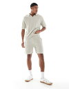 【送料無料】 ボス オレンジ メンズ ハーフパンツ・ショーツ ボトムス BOSS Orange Amoffle waffle regular shorts in cream cream