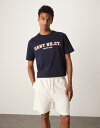 【送料無料】 ガント メンズ ハーフパンツ・ショーツ ボトムス GANT textured shorts in cream CREAM