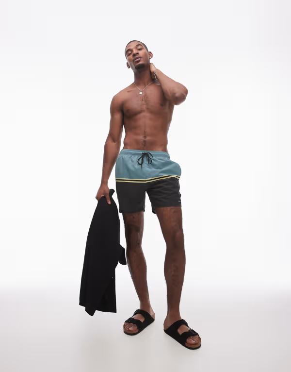 【送料無料】 リップカール メンズ ハーフパンツ・ショーツ 水着 Ripcurl combine volley swim shorts in blue lagoon Blue