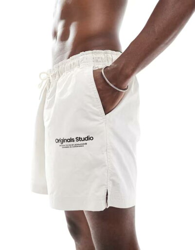 【送料無料】 ジャック アンド ジョーンズ メンズ ハーフパンツ・ショーツ 水着 Jack & Jones swim shorts in cream Moonbeam 【送料無料】 ジャック アンド ジョーンズ メンズ ハーフパンツ・ショーツ 水着 Jack & Jones swim shorts in cream Moonbeam