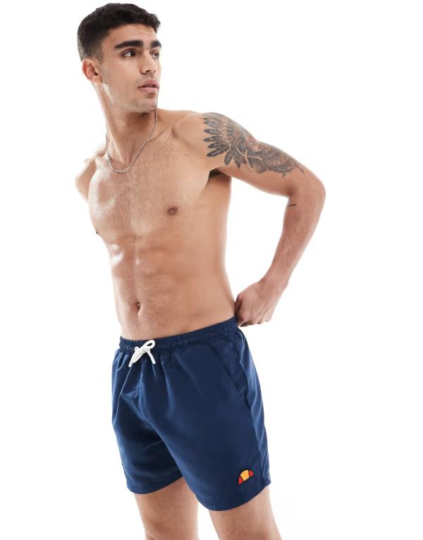 【送料無料】 エレッセ メンズ ハーフパンツ・ショーツ 水着 ellesse Torlinos swim shorts in navy NAVY