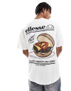 【送料無料】 エレッセ メンズ Tシャツ トップス ellesse Byronso T-shirt in off white Off-white